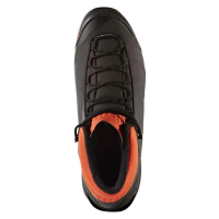 Ботинки зимние Adidas черно-оранжевые